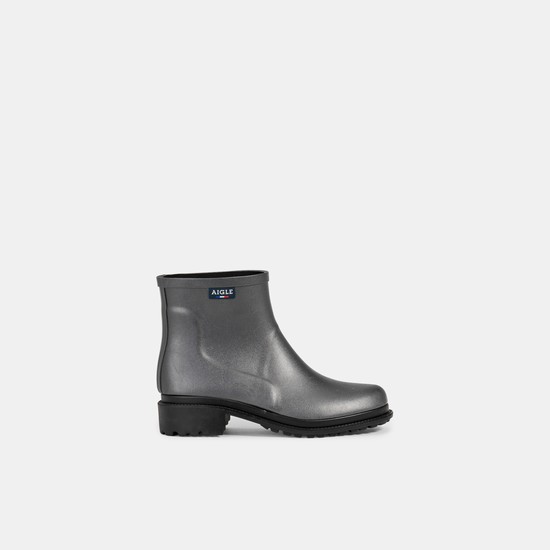 Aigle The Urban Ankle Rain Boots Women Grey ZA-03821